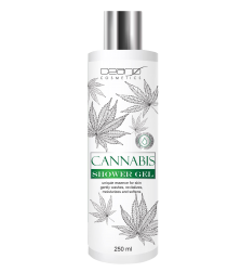 Shower gel with Cannabis Sativa Seed oil 
